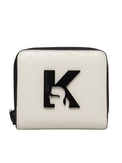 Portafoglio bianco in similpelle Karl Lagerfeld jeans | A2W32039100